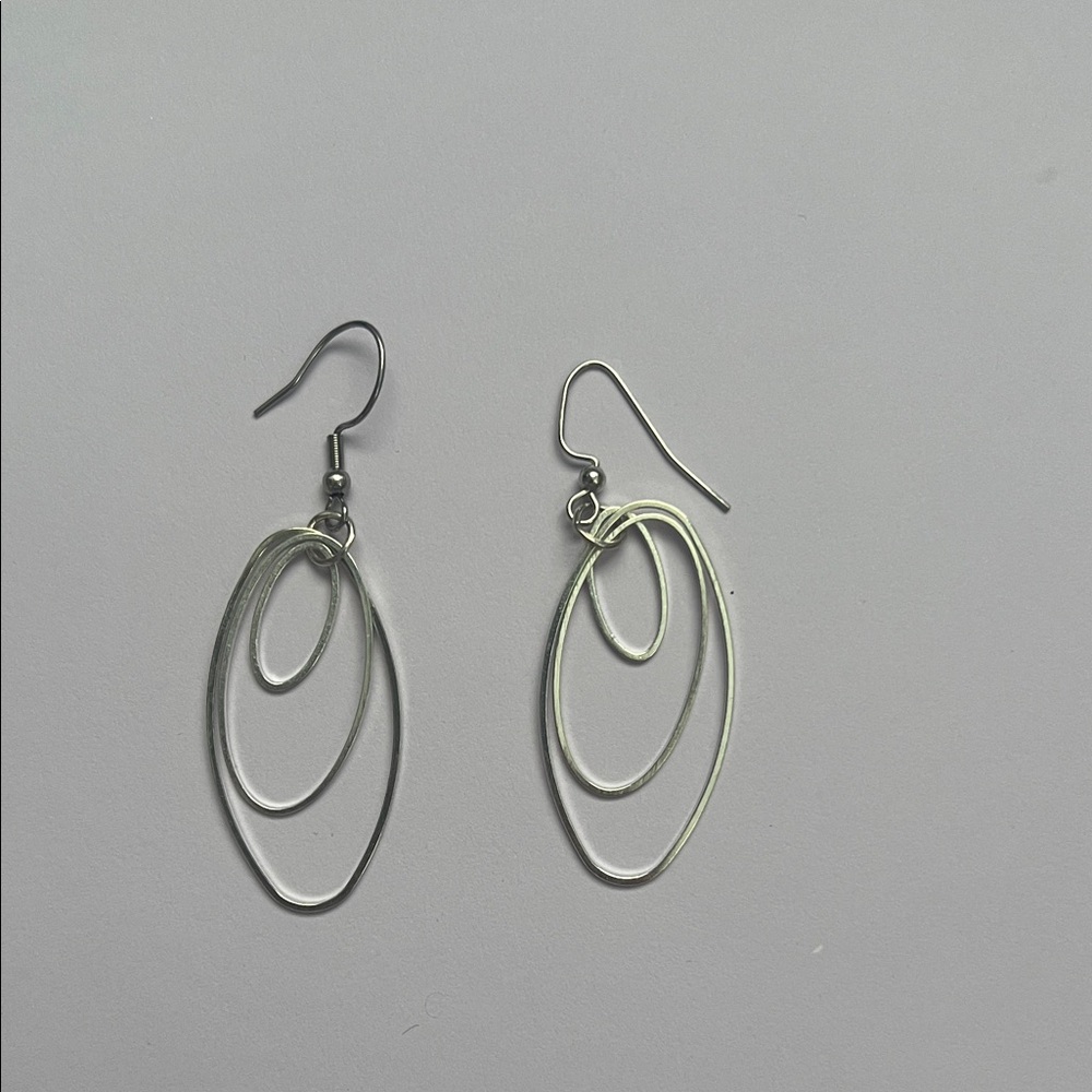 Elegant Silver Hoop Earrings